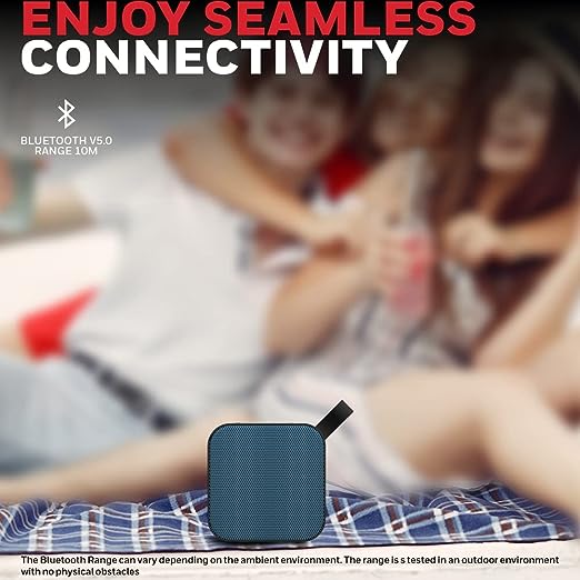 Honeywell Moxie V100 3W Wireless Bluetooth V5.0 Speaker, 52mm Drivers, IPX4, TWS Feature, Up to 6H Non-Stop Music in 1 hr Charge, Light & Portable, Premium Stereo Sound, Multi Compatibility Mode Honeywell Moxie V100 3W Wireless Bluetooth V5.0 Speaker, 52mm Drivers, IPX4, TWS Feature, Up to 6H Non-Stop Music in 1 hr Charge, Light & Portable, Premium Stereo Sound, Multi Compatibility Mode